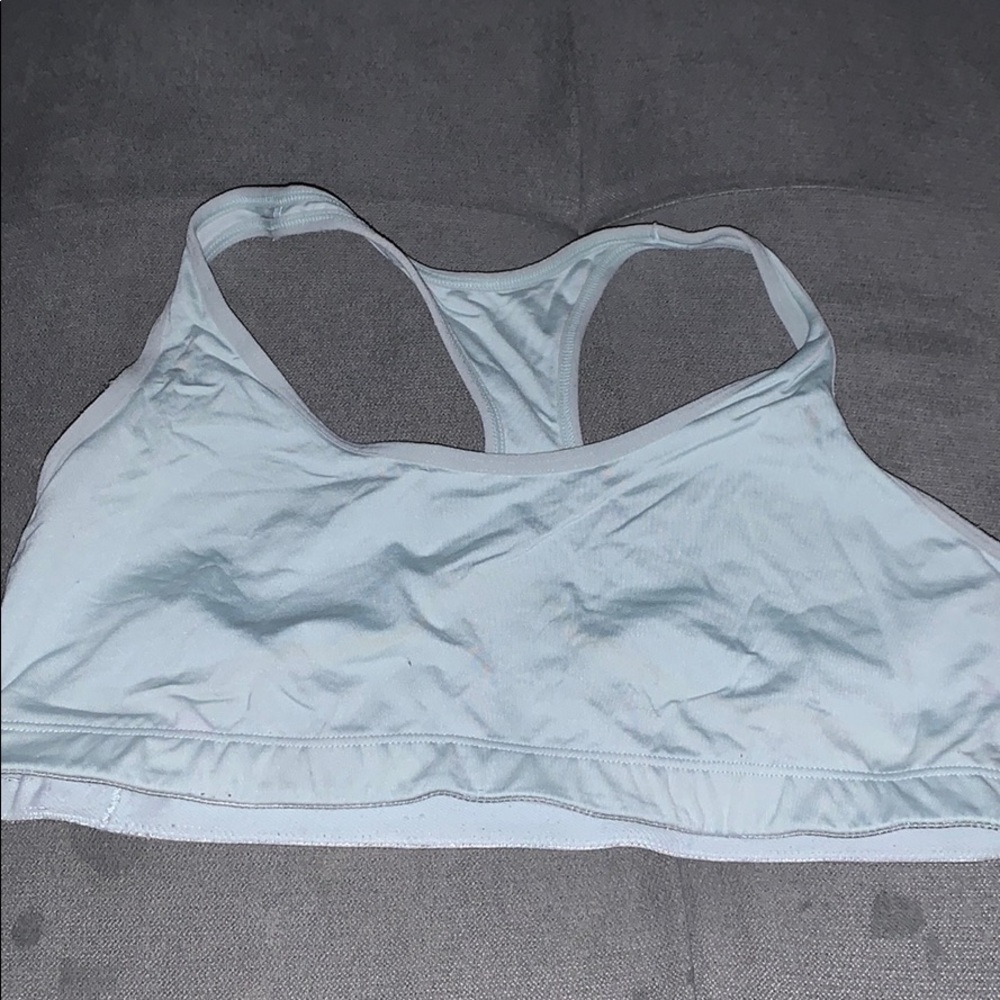 Light blue Pink sports bra